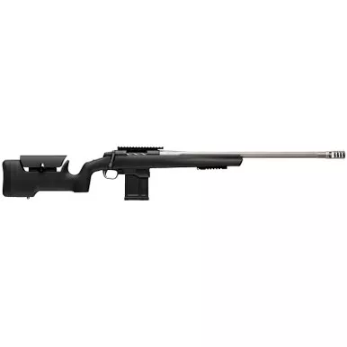 Browning 036094298 X-Bolt 2 Target Max 7mm PRC 5+1 26" Satin Gray Fluted Threaded Barrel, Matte Blued Picatinny Rail Steel Receiver, Picatinny Rail Forend, Adj Comb & LOP Black Composite Stock