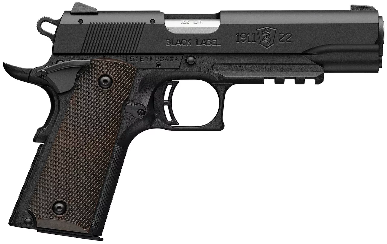 Browning 1911-22 Black Label 22 LR Pistol 4.25″ Black 051065490