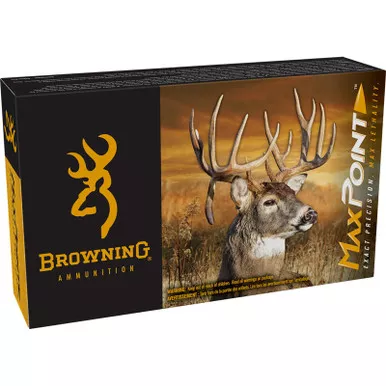 Browning Ammo B192100072 Max Point 7mmRem 140gr 20 Per Box/10 Case