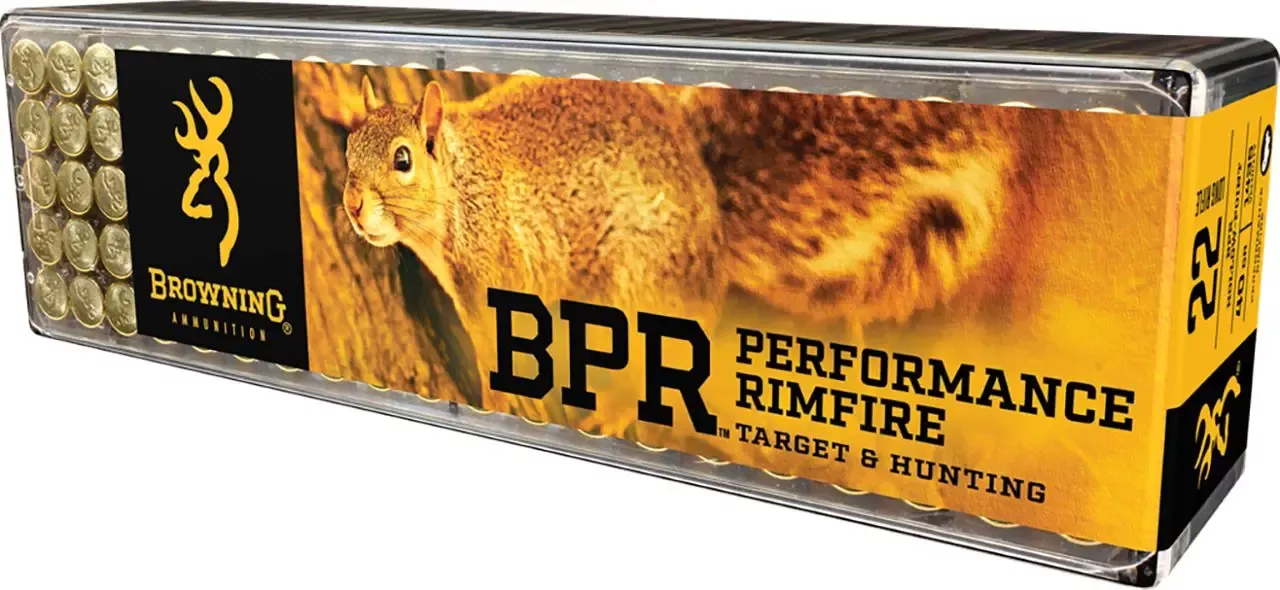 Browning Ammo BPR Performance Rimfire .22 LR Ammo 40 gr Hollow Point 100 Rounds B194122100