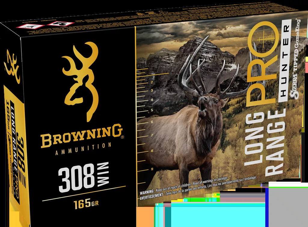 Browning Ammo Long Range Pro 308 Win 165gr 20 Rounds Per Box B192503082