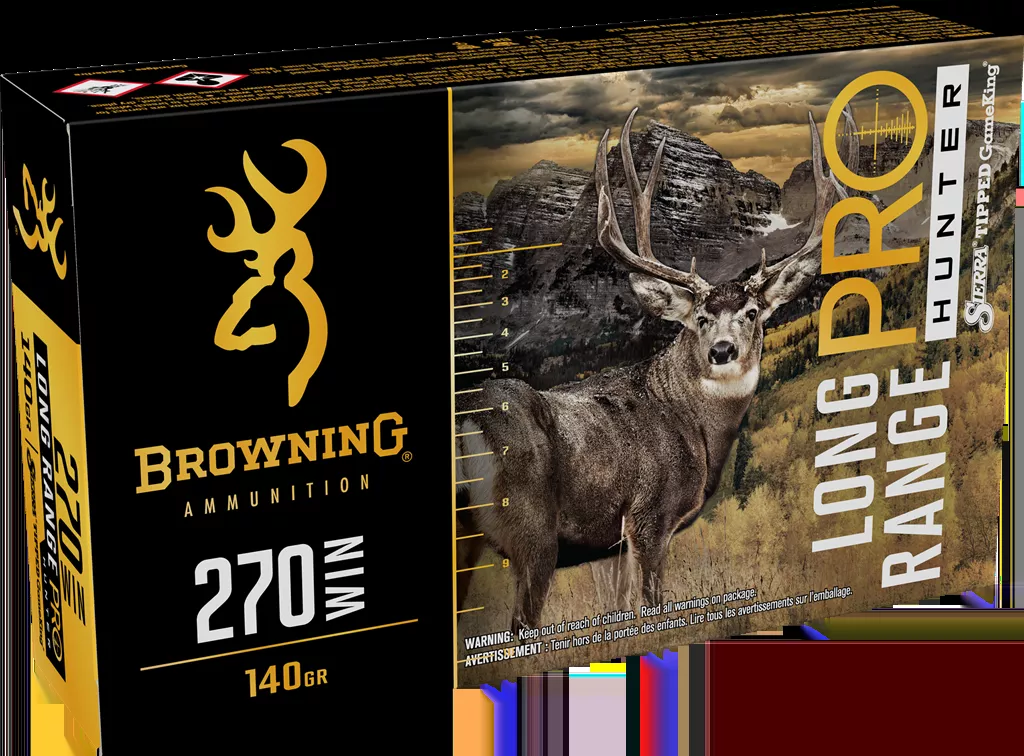 Browning Ammo Long Range Pro Hunter 270 Win 140gr 20 Rounds Per Box B192502702