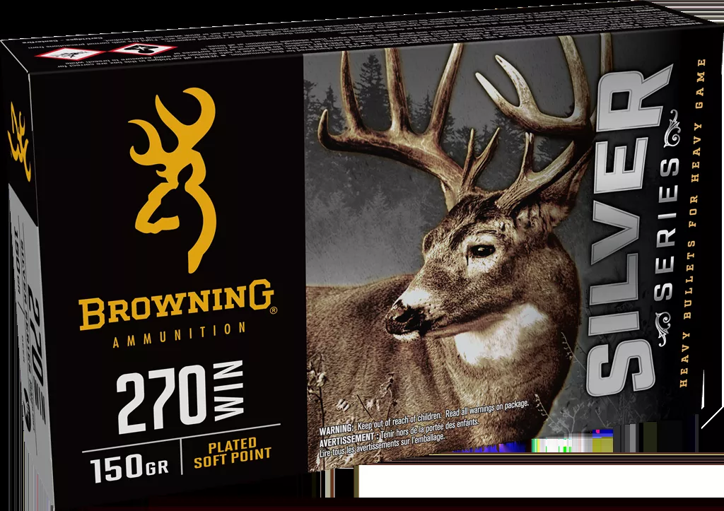 Browning Ammo Silver 270 Win 150gr 20 Rounds Per Box B192602701