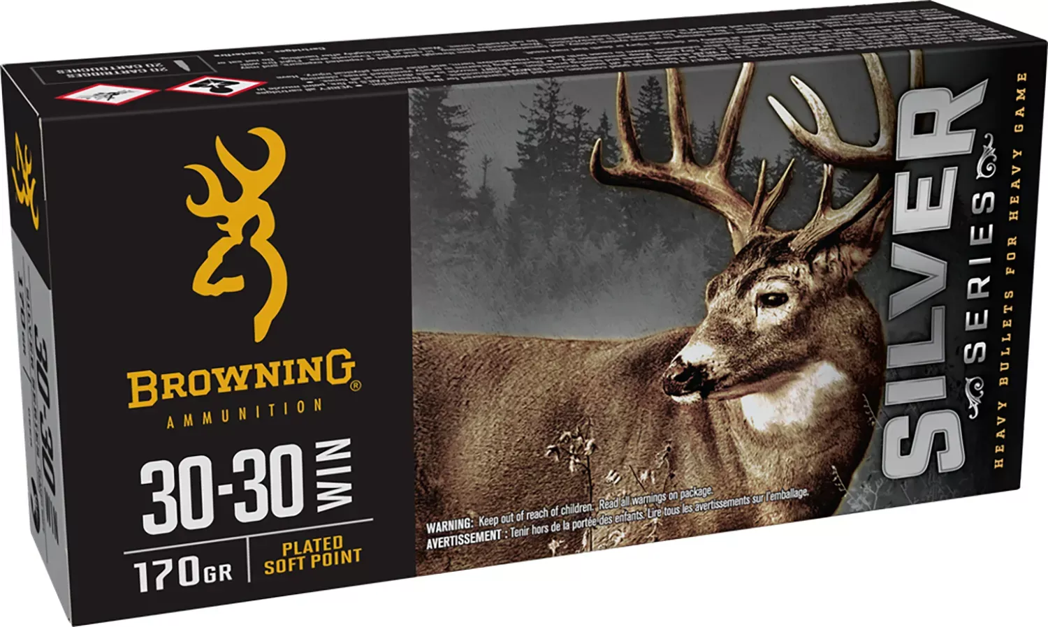 Browning Ammo Silver Series 30-30 Win 170gr 20 Rounds Per Box B192630301