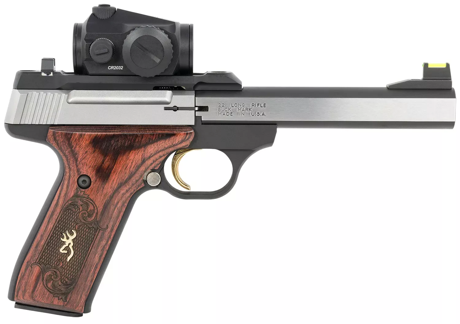 Browning Buck Mark Medallion 22 LR Pistol 5.50″ Matte 051581490