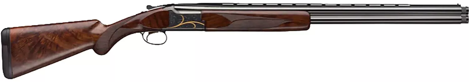 Browning Citori Gran Lightning 28 Gauge Shotgun Break Open 3″ 2rd 26″ Polished Blued Over/Under Silver Nitride Engraved with Gold Accents 018117014