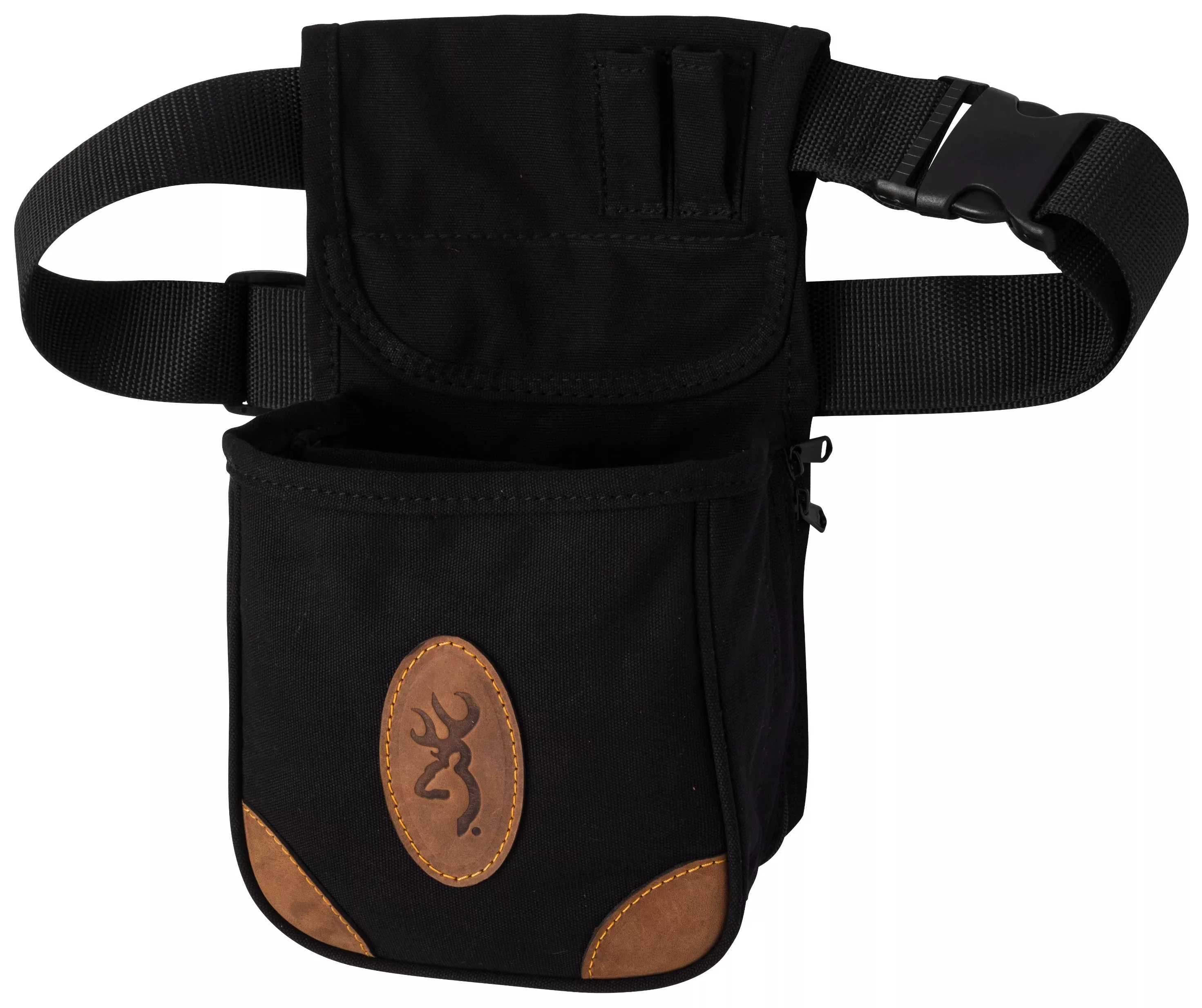 Browning Lona Canvas Shell - Pouch W/belt Black/brown
