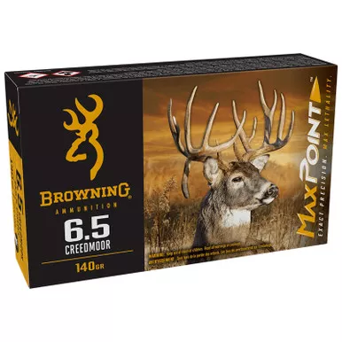 Browning MaxPoint 6.5 Creedmoor 140 Grain 20 Rounds