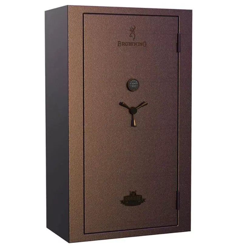 Browning Rawhide Tall & Wide 49 Capacity Gun Safe Fire Rated 90 Mins at 1680° Saddle Brown RW49T