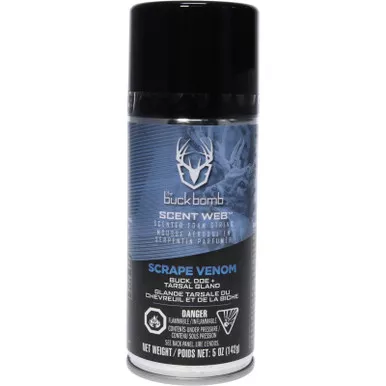 The Buck Bomb HSBBSWSCRPVEN Buck Bomb Scrape Venom Deer 5oz Aerosol