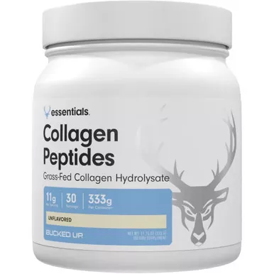 Bucked Up 1932199 Collagen Peptides, 30 Serving Tub, White