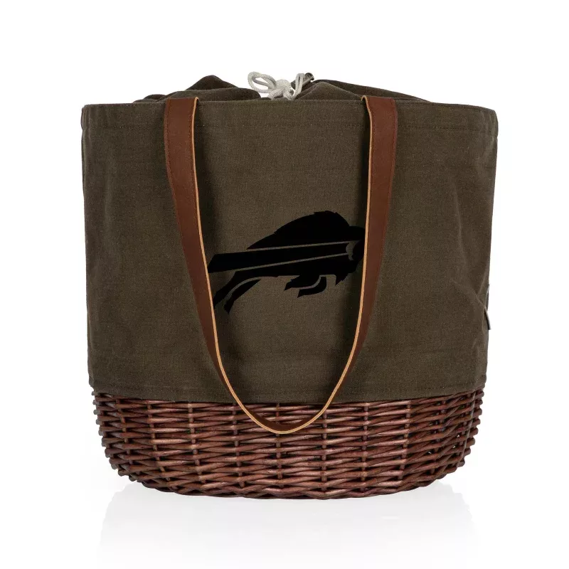 Buffalo Bills – Coronado Canvas and Willow Basket Tote