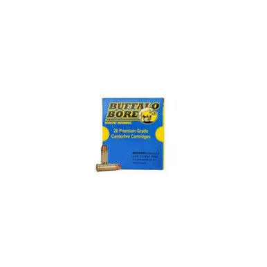 Buffalo Bore Ammunition 3B20 Heavy Strictly Business 45Colt +P 300gr Semi Jacketed Flat Point 20 Per Box/12 Case