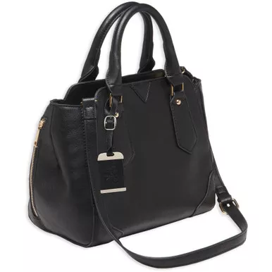 BULLDOG CASES Black Satchel Style Purse w/ Holster (BDP-020)