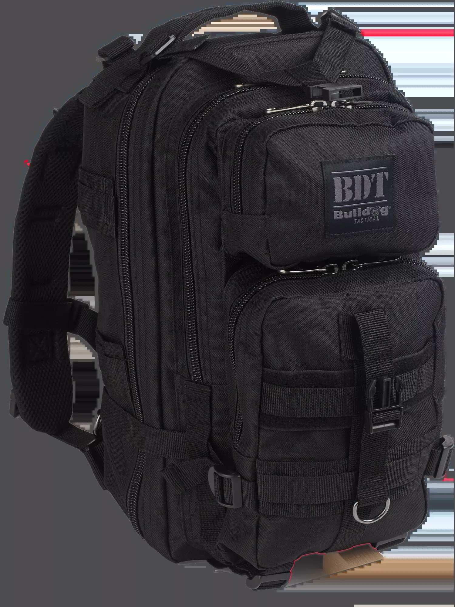 Bulldog Compact Backpack Black - W/ Molle