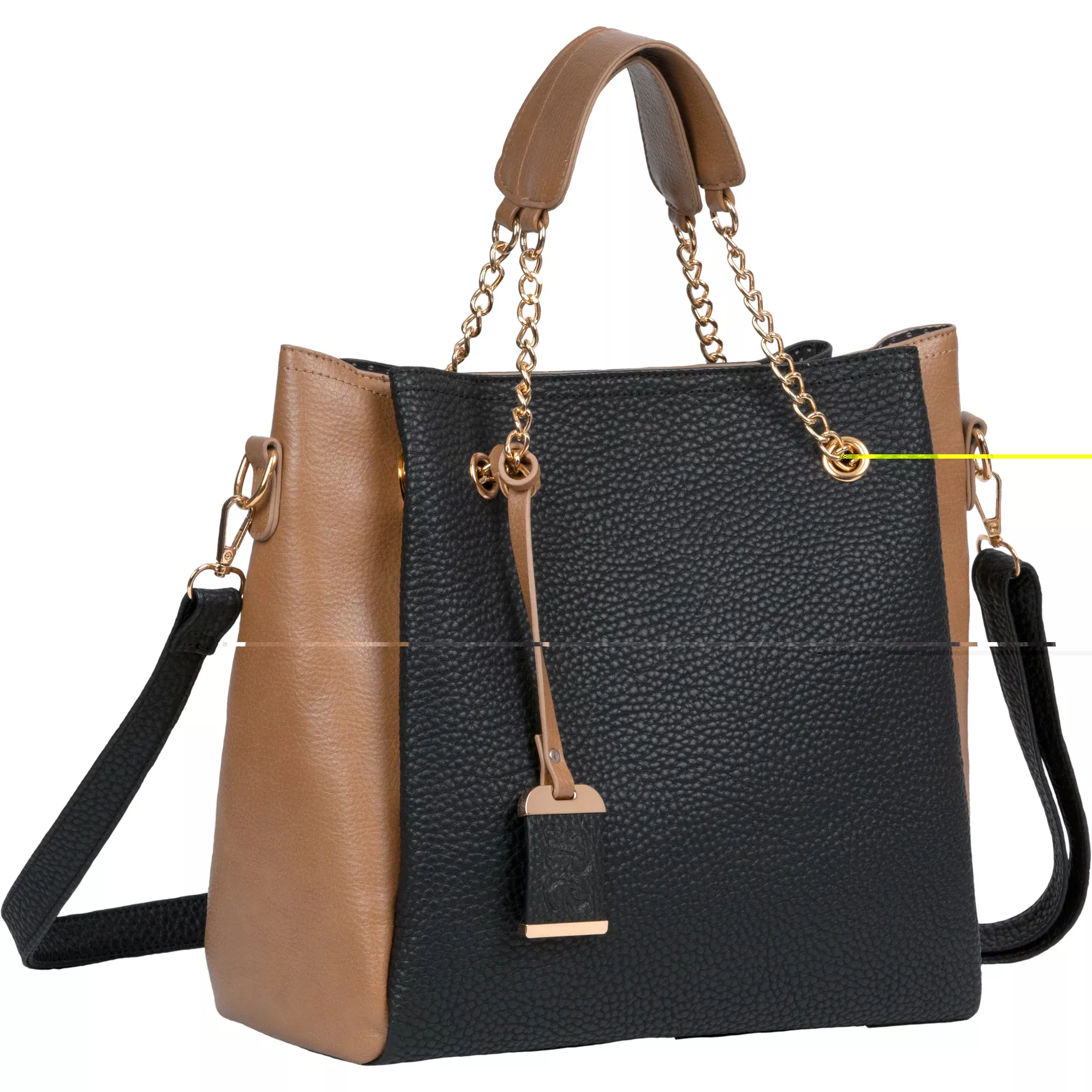 Bulldog Concealed Carry Purse – Tote Style Black & Tan
