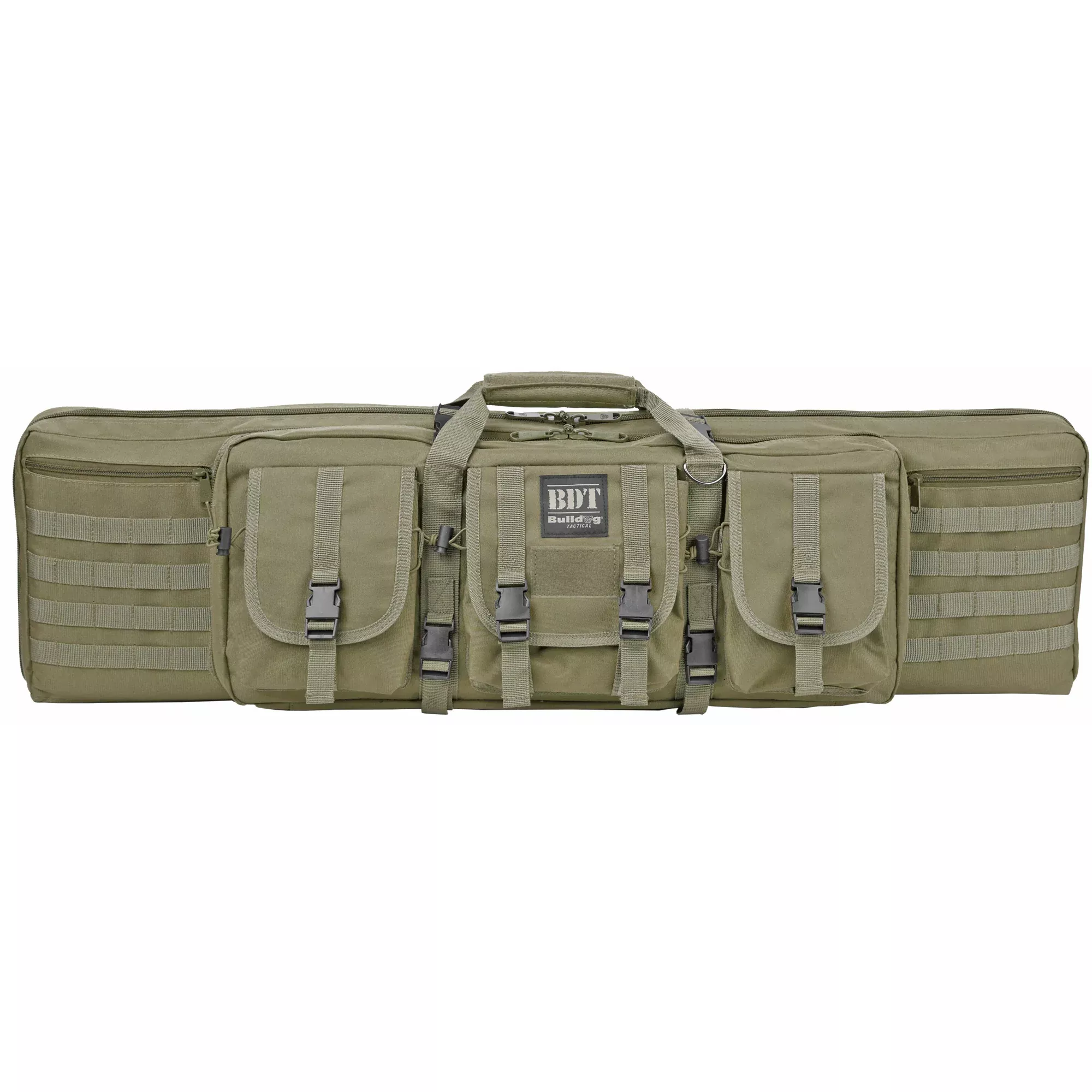 Bulldog Deluxe Single Tactical Rifle Case Seal Gray 36 In.