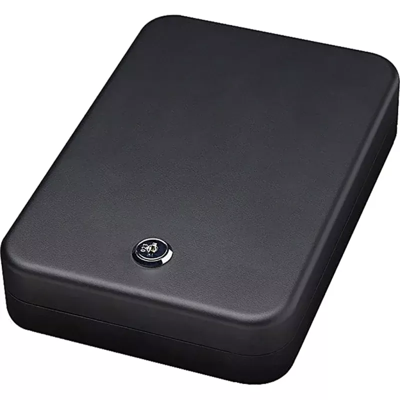 Bulldog Personal Vault with Key Lock Black 9×6.5×2 in.