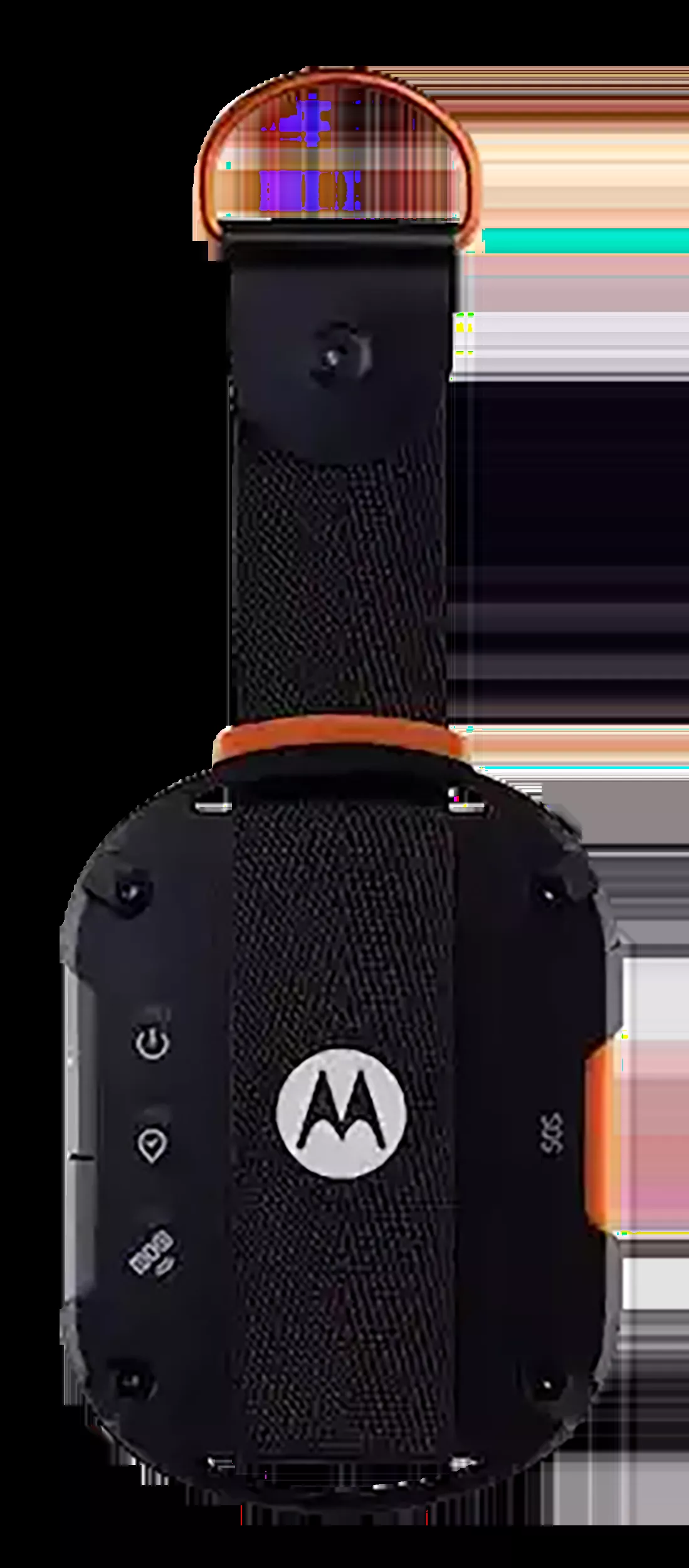 Bullitt Mobile Motorola Defy Satellite Link Black/Orange MDSLEABRONA