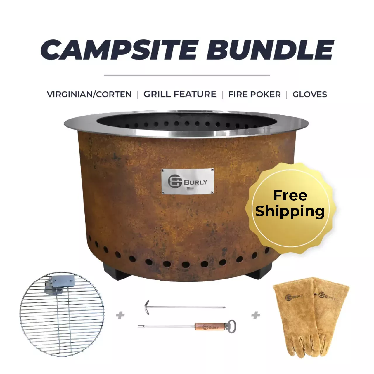 Burly Campsite Bundle - Virginian Corten