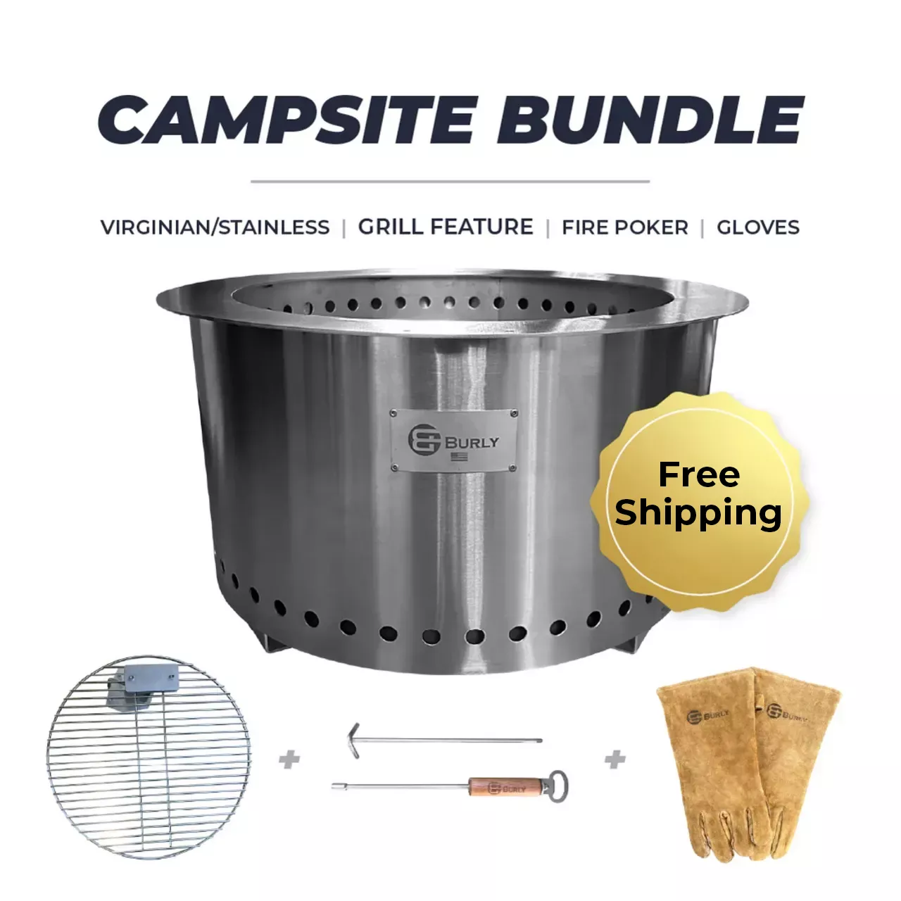 Burly Campsite Bundle - Virginian Stainless