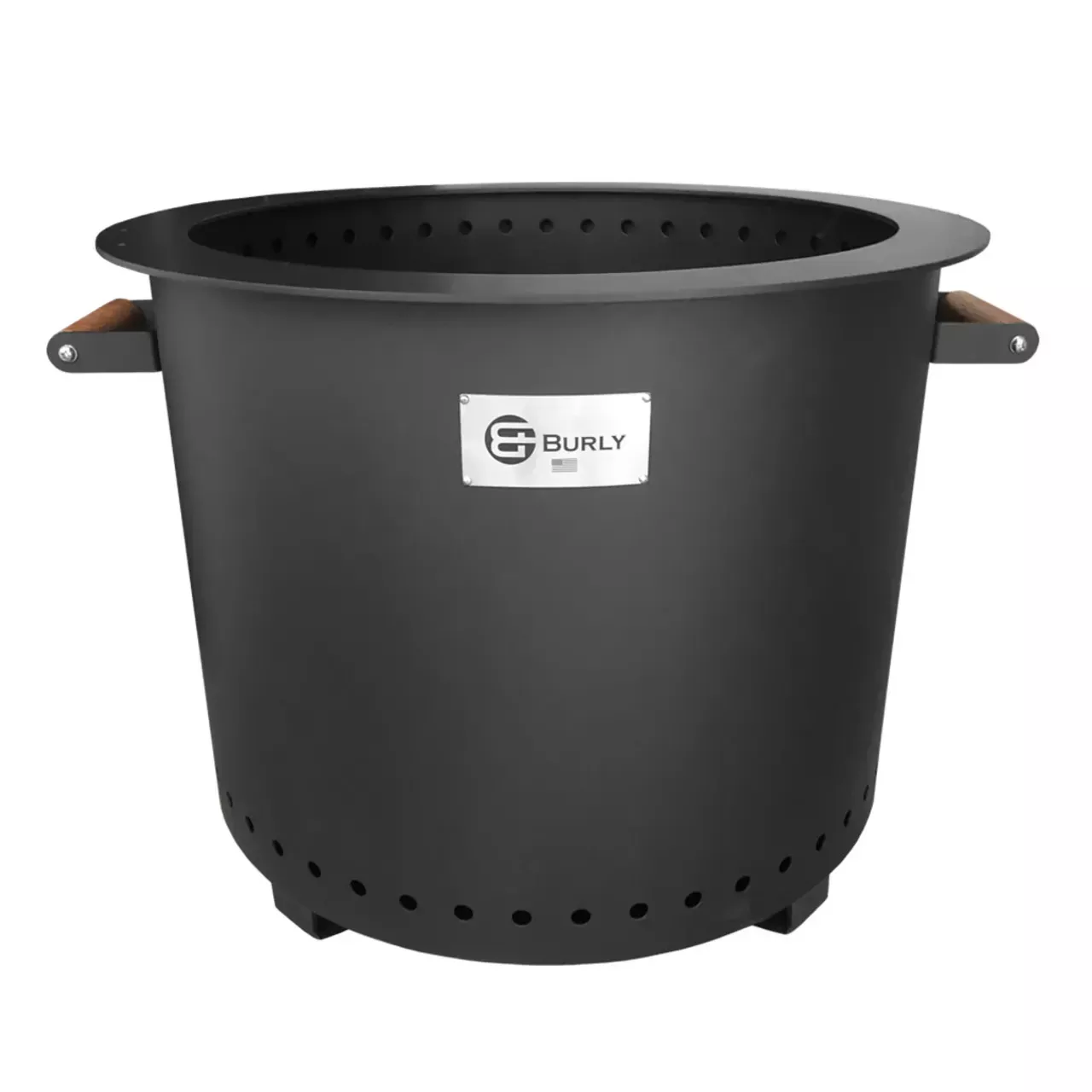Burly Gather Fire Pit - Matte Black