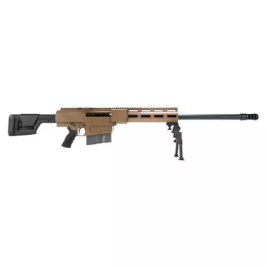 Bushmaster SBA500105005FDEF BA50 Long Rang Hero 50 BMG 10+1 29" Phosphate Chrome Barrel Flat Dark Earth Aluminum Receiver Free Float Billet Handguard Black Ergo Grip