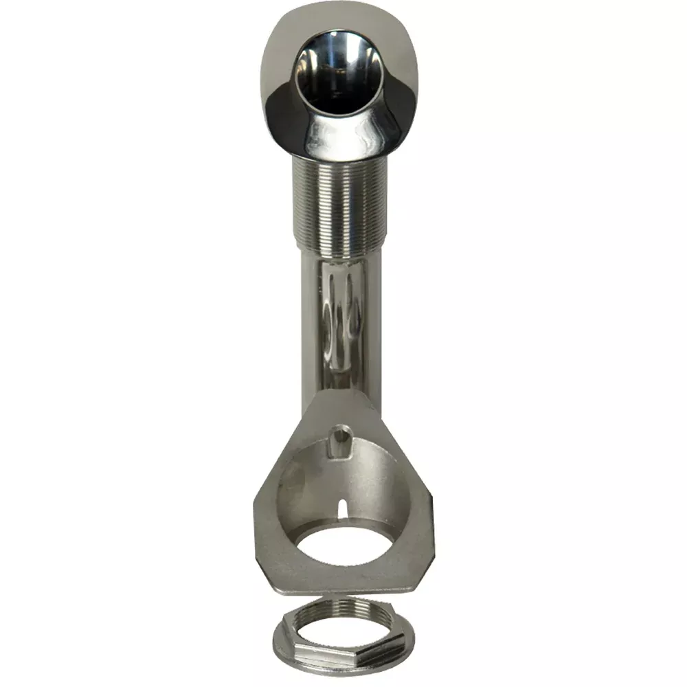 C.E. Smith 80 Series Screwless Flush Mount Rod Holder – 30 Degree – Stainless Steel – Cast Bottom – Black Liner