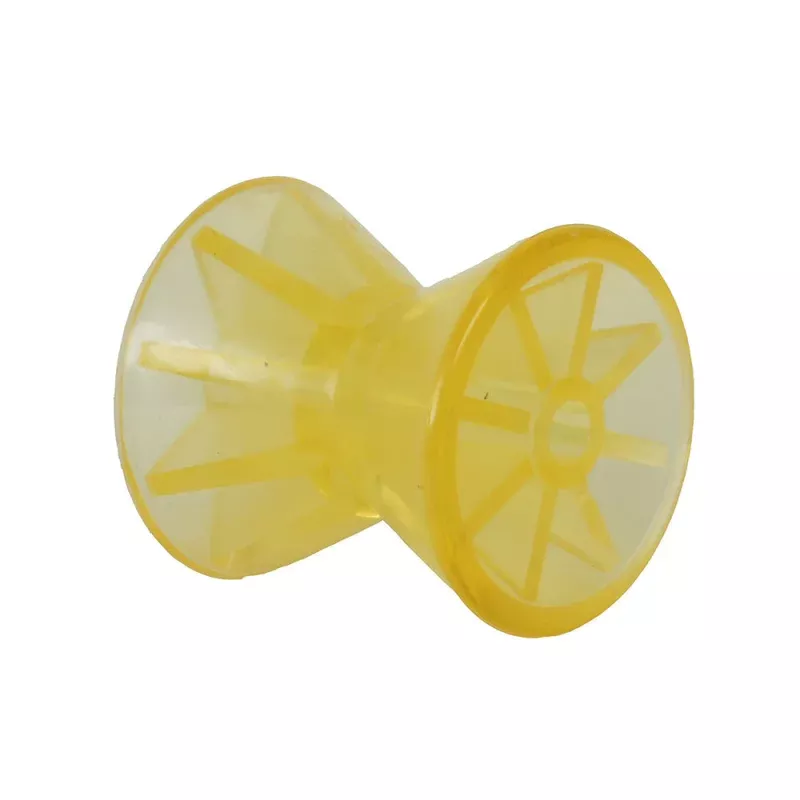 C.E. Smith Bow Roller – Yellow PVC – 4 x 1/2 ID
