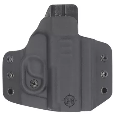 C&G Holsters 0256100 Covert OWB Black Kydex Belt Loop Fits Sig P365/P365 XL