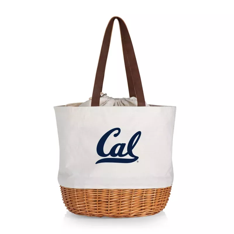 Cal Bears – Coronado Canvas and Willow Basket Tote