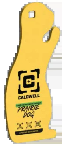 Caldwell Ar500 Rimfire Prairie - Dog Target 1/4" Yellow