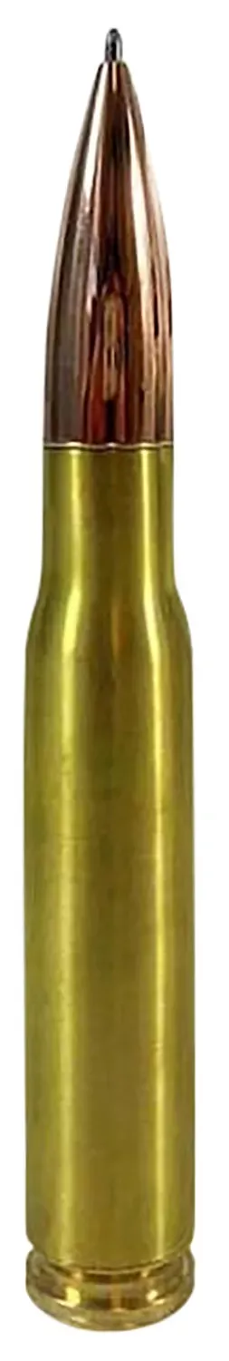 Caliber Gourmet .50 Caliber Bullet Twist Pen Gold Brass CBG1018
