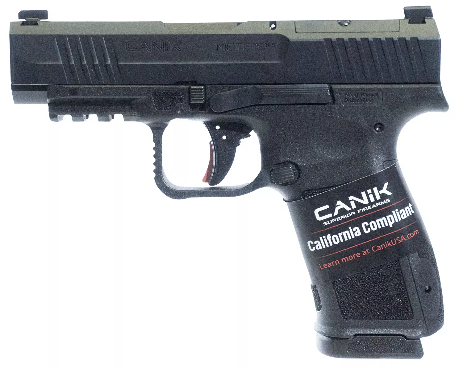 Canik Mete MC9LS *CA Compliant 9mm Luger Pistol 3.63″ Black HG7885CA-N