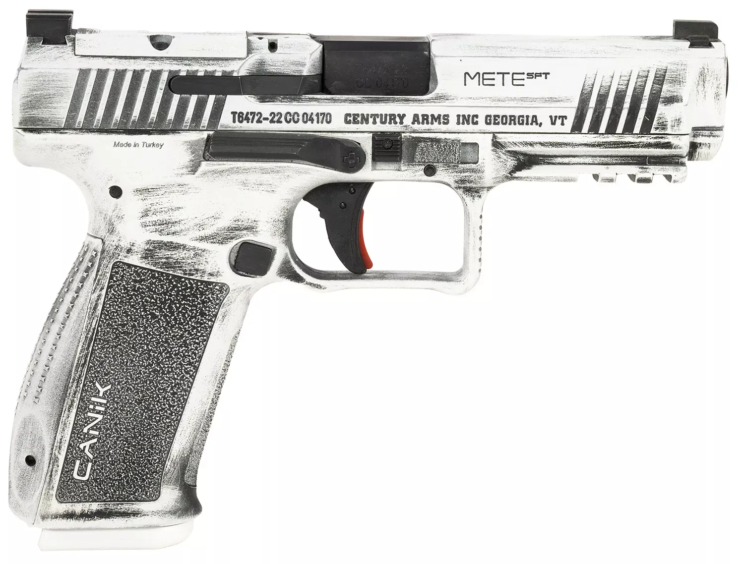 Canik Mete SFT 9mm Luger 18+1(2) 4.46″ Barrel, Serrated Optic Cut Slide
