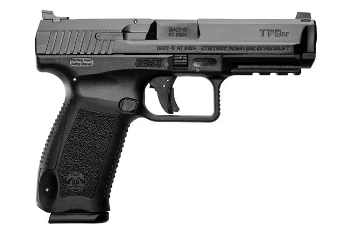 Canik TP9SF Full Size 9mm Luger 18+1 4.46" Black Nitride Match Grade Barrel