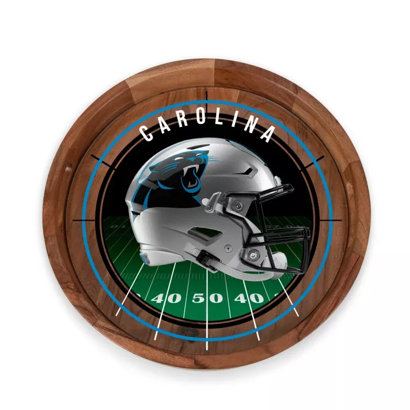 Carolina Panthers – Barista Serving Tray with Glass Insert