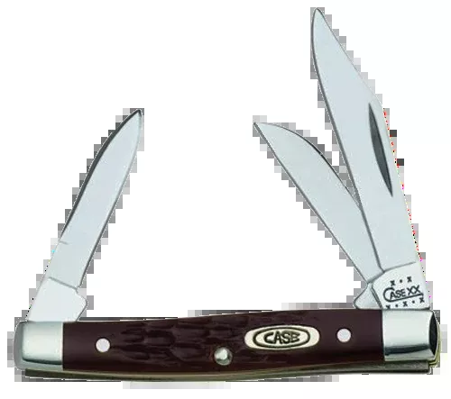 Case Stockman, Case 00081 Brown Synthetic Small Stockman