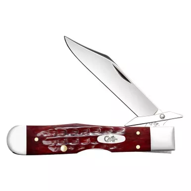 Case XX Cheetah Cub Pocket Worn Old Red Bone 10309 Stainless Pocket Knife