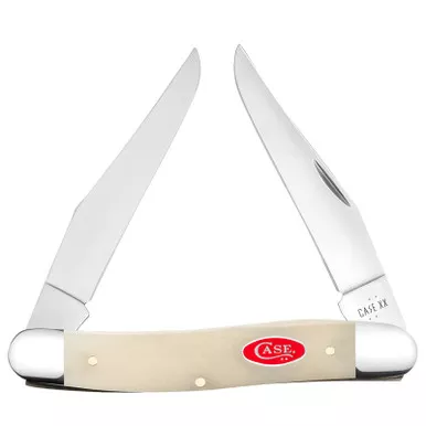 Case XX Muskrat Smooth Natural Bone 14022 Stainless Pocket Knife