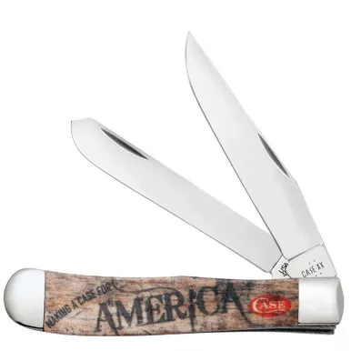 Case XX Trapper Making a Case for America 10846 Stainless Pocket Knife