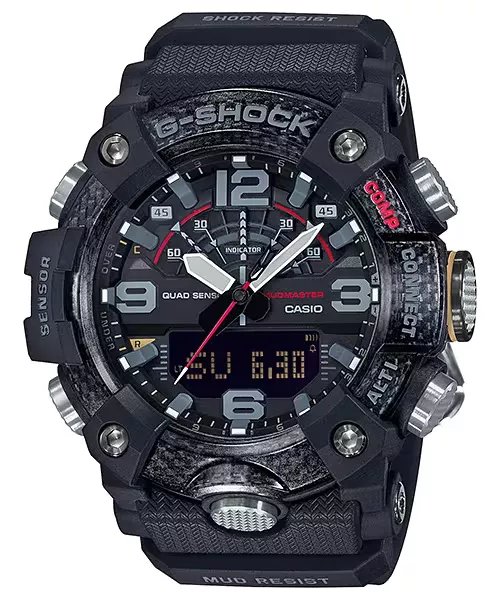 Casio G-Shock Tactical MudMaster Keep Time Black Size 145-215mm