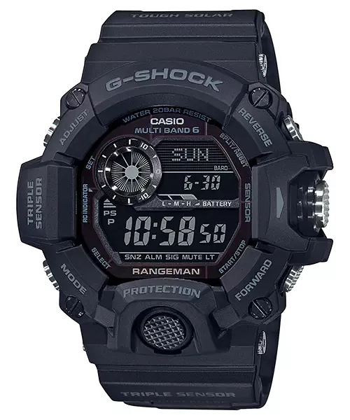 Casio G-Shock Tactical Rangeman Keep Time Blackout Size 145-215mm