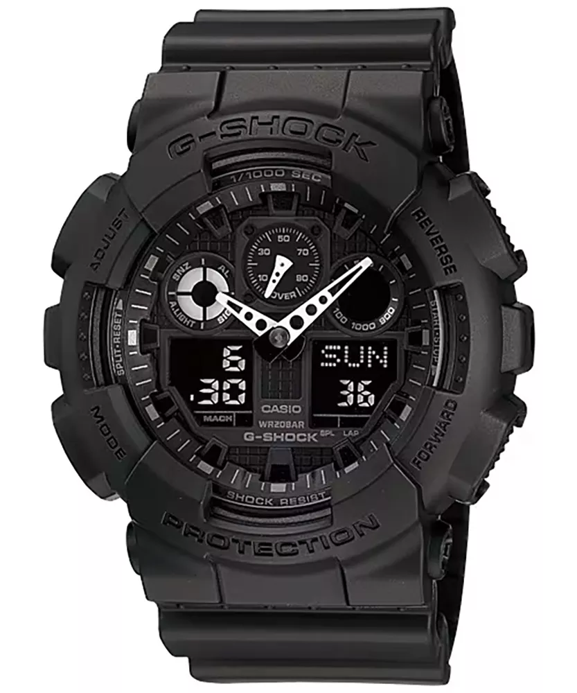 Casio G-Shock Tactical XL 52mm Analog/Digital Watch Black
