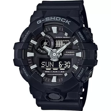 CASIO Men's G-Shock Black Watches (GA700-1B)