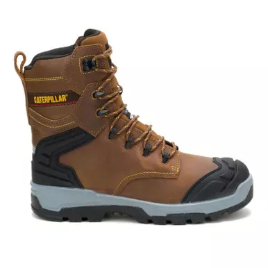 CAT Men's Striver XL TX 8in Waterproof Composite Toe Bison Work Boots (P91893)
