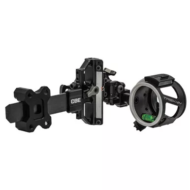 CBE CBE-TKP-VP-2-LH-10 Trek 2V Pro Vertical Pin Sight 2 Pin .010, Black, Left Hand
