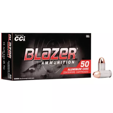 CCI 3570 Blazer Handgun 45ACP 230gr Full Metal Jacket 50 Per Box/20 Case