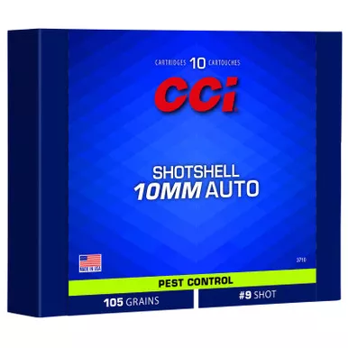 CCI 3710 Pest Control 10mmAuto 105gr 10 Per Box/20 Case