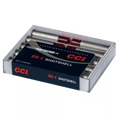 CCI 3712CC Big 4 Shotshell 9mmLuger 45gr #4Shot 10 Per Box/20 Case